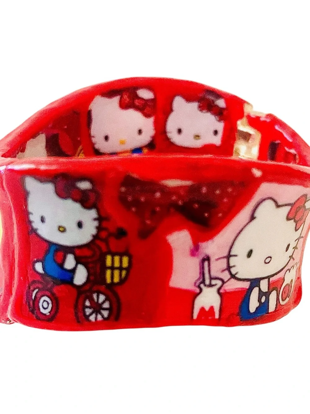Hello Kitty Red Character Hinged Bangle